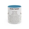 11oz Irish Setter Mug, Light Blue, front view