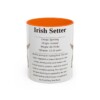 11oz Irish Setter Mug, Orange, front view