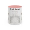 11oz Irish Setter Mug, Pink, front view