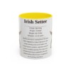 11oz Irish Setter Mug, Yellow, front view