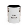 11oz Irish Terrier Mug, Black, front view