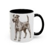 11oz Irish Terrier Dog Dad Mug, Black, right side view