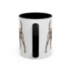 11oz Funny Irish Terrier Mug, Black, back view