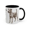 11oz Funny Irish Terrier Mug, Black, right side view