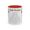 11oz Irish Terrier Mug, Red, front view