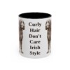 11oz-irish-water-spaniel-mug-humor-black-front-1 11oz Funny Irish Water Spaniel Mug, Black, front view