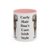 11oz-irish-water-spaniel-mug-humor-pink-1 11oz Funny Irish Water Spaniel Mug, Pink, front view
