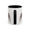11oz Irish Water Spaniel Latin Mug, Black, back view