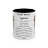 11oz irish water spaniel mug, Black
