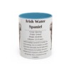 11oz irish water spaniel mug, Light Blue