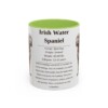 11oz irish water spaniel mug, Light Green
