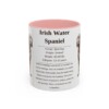11oz irish water spaniel mug, Pink