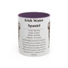 11oz irish water spaniel mug, Purple