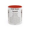 11oz irish water spaniel mug, Red