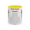 11oz irish water spaniel mug, Yellow