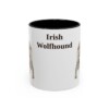 11oz irish wolfhound mug, Black