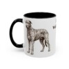 11oz irish wolfhound mug, Black