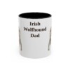 11oz irish wolfhound mug, Black
