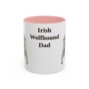 11oz irish wolfhound mug, Pink