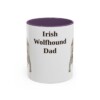 11oz irish wolfhound mug, Purple