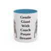 11oz irish wolfhound mug, Light Blue