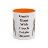 11oz irish wolfhound mug, Orange