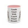 11oz irish wolfhound mug, Pink