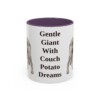 11oz irish wolfhound mug, Purple