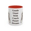 11oz irish wolfhound mug, Red