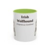 11oz-irish-wolfhound-mug-latin-light-green 11oz irish wolfhound mug, Light Green