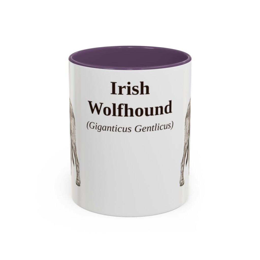 11oz-irish-wolfhound-mug-latin-purple 11oz irish wolfhound mug, Purple