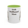 11oz irish wolfhound mug, Light Green