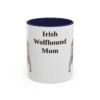 11oz irish wolfhound mug, Navy