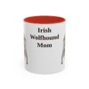 11oz irish wolfhound mug, Red