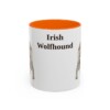 11oz irish wolfhound mug, Orange