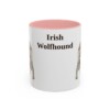 11oz irish wolfhound mug, Pink
