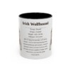 11oz irish wolfhound mug, Black