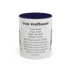 11oz irish wolfhound mug, Navy