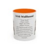 11oz irish wolfhound mug, Orange