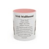 11oz irish wolfhound mug, Pink