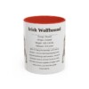 11oz irish wolfhound mug, Red