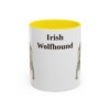 11oz irish wolfhound mug, Yellow