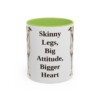 11oz-italian-greyhound-mug-humor-light-green 11oz Funny Italian Greyhound Mug, Light Green, front view