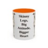 11oz-italian-greyhound-mug-humor-orange 11oz Funny Italian Greyhound Mug, Orange, front view