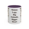 11oz-italian-greyhound-mug-humor-purple 11oz Funny Italian Greyhound Mug, Purple, front view