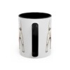 11oz Funny Jack Russell Terrier Mug, Black, back view