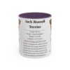 11oz-jack-russell-terrier-mug-writeup-purple 11oz Jack Russell Terrier Mug, Purple, front view