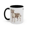 11oz Jackabee Dog Dad Mug, Black, left side view
