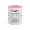 11oz Jackabee Mug, Pink, front view