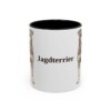 11oz Jagdterrier Mug, Black, front view